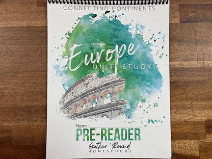 Gather 'Round Homeschool Europe Unit Study Pre-Reader