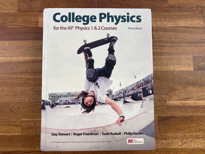 College Physics for AP Physics 1 & 2 Courses 3rd Ed — front cover