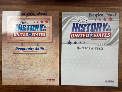 Abeka History of Our United States 4 Set 5th Ed