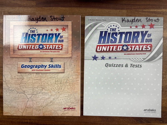 Abeka History of Our United States 4 Set 5th Ed