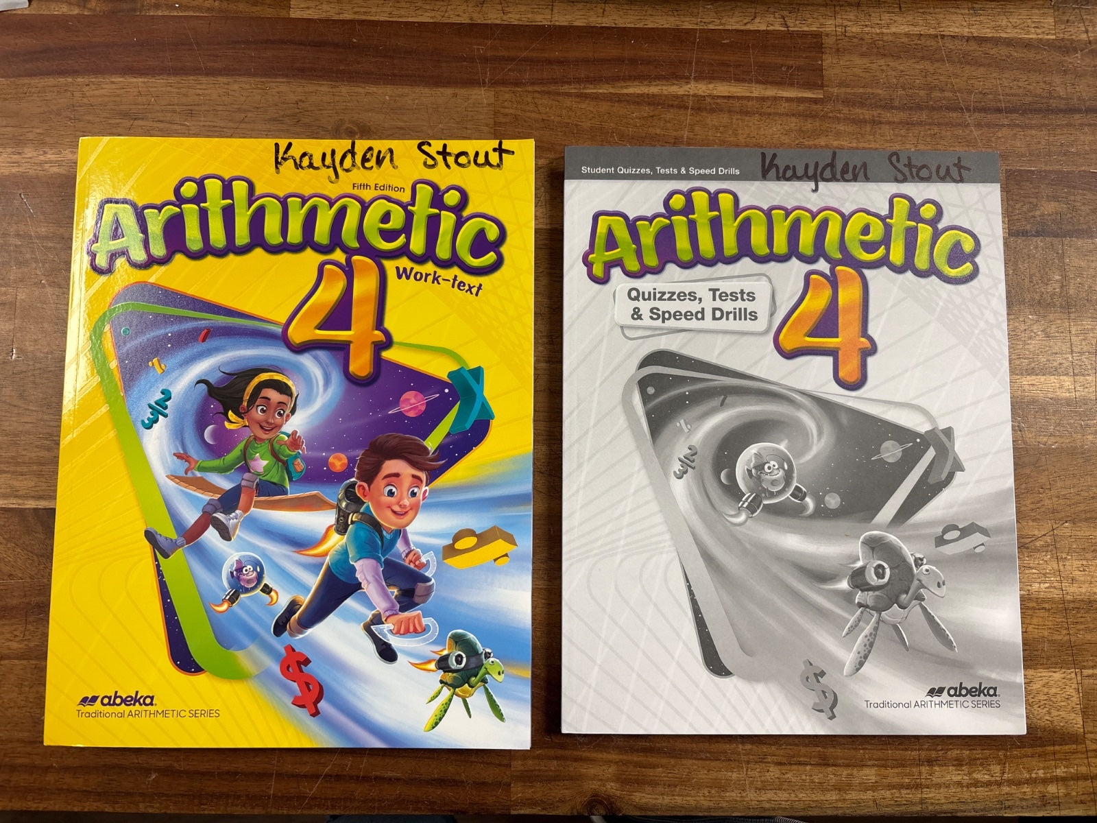 Abeka Arithmetic 4 Work-Text & Test/Quiz Set 5th Ed