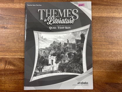 Abeka Themes in Literature Quiz/Test Key Teacher Edition