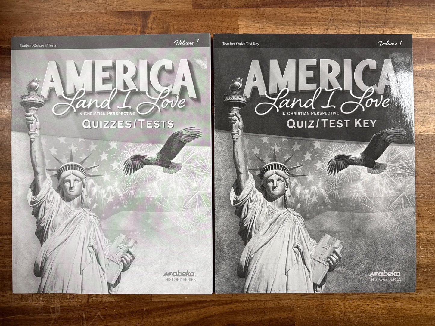 Abeka America Land I Love 4th Ed Quiz/Test & Key Vol 1