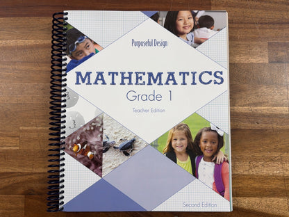 Purposeful Design Mathematics Grade 1 Teacher Edition 2nd Ed