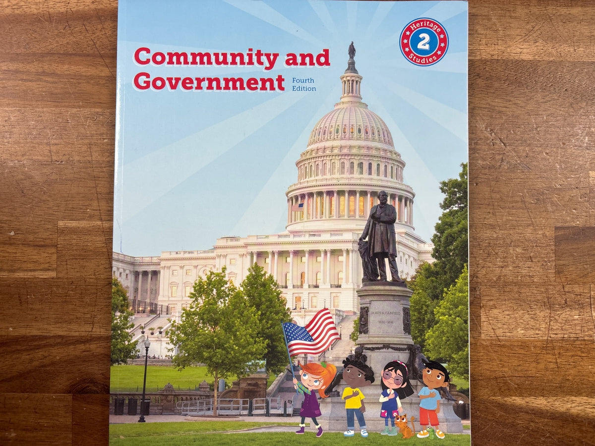 BJU Press Community and Government Grade 2 Heritage Studies 4th E
