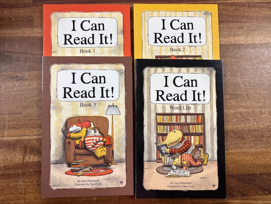 I Can Read It! Books 1-3 & Word List Set - Holzmann