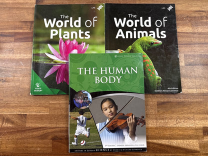 God's Design for Life Bundle: Plants, Animals, Human Body