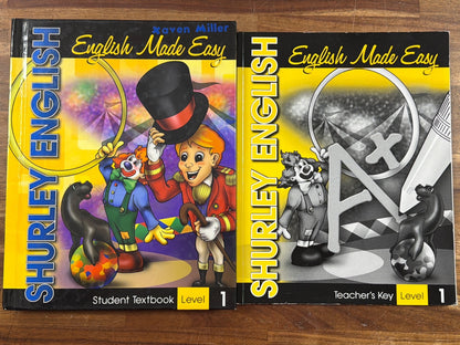Shurley English Level 1 Student Textbook & Teacher's Key Set