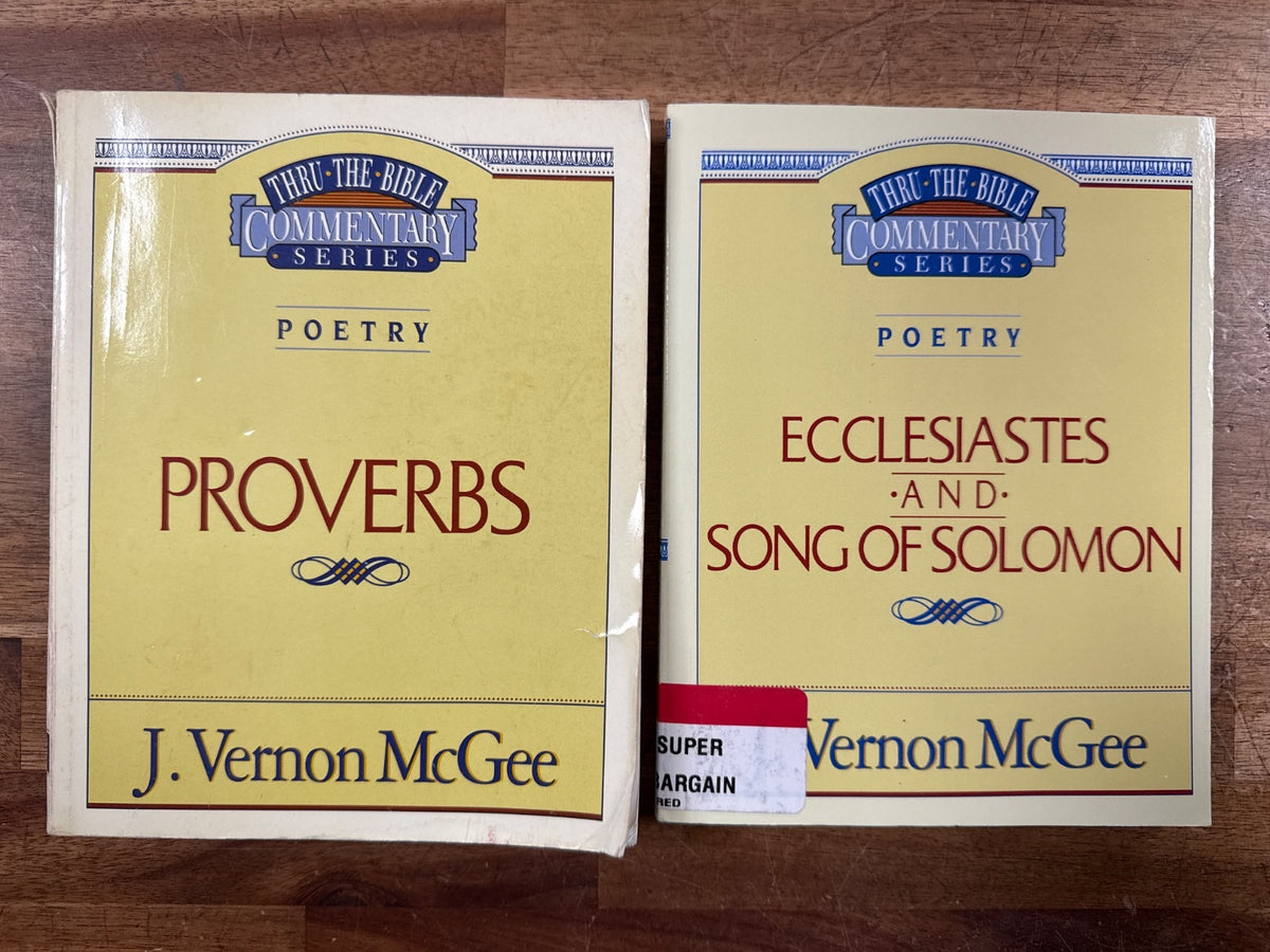Thru the Bible Commentary: Proverbs & Ecclesiastes Set — front cover