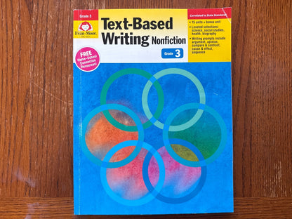 Evan-Moor Text-Based Writing Nonfiction Grade 3 EMC 6033
