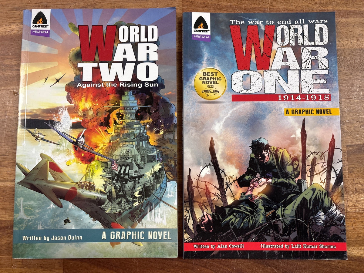 Campfire Graphic Novels: World War One & World War Two Set — front cover
