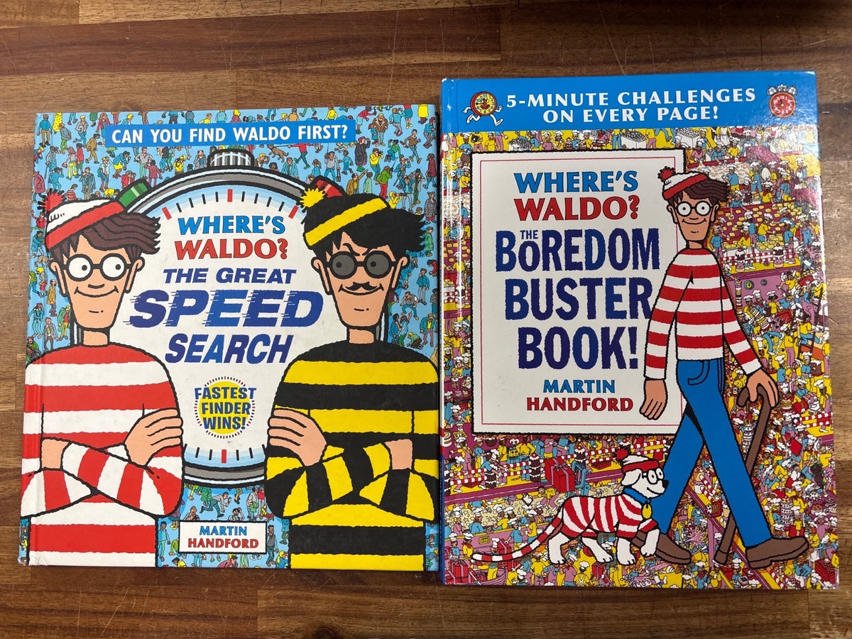 Where's Waldo? Speed Search & Boredom Buster Book Set — front cover