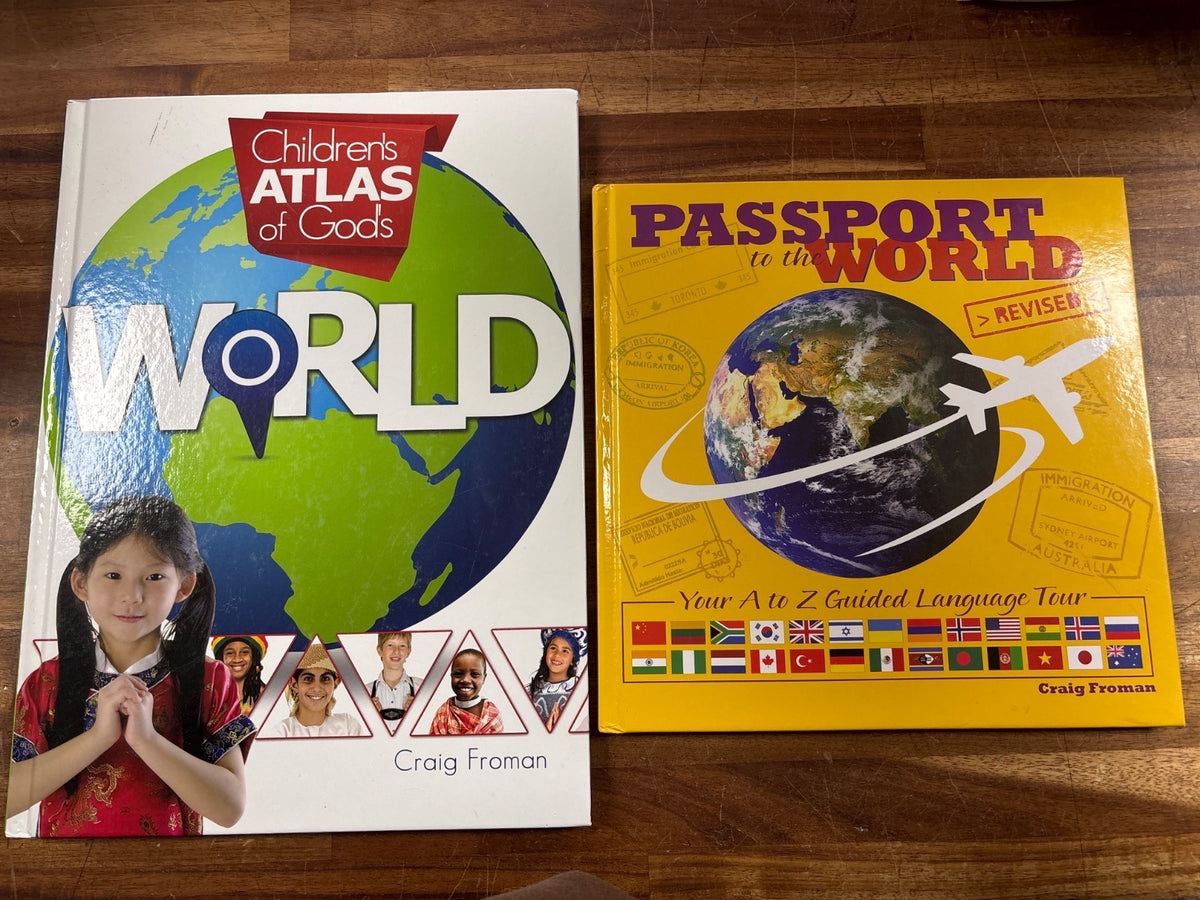 Children's Atlas of God's World & Passport to the World Set — front cover