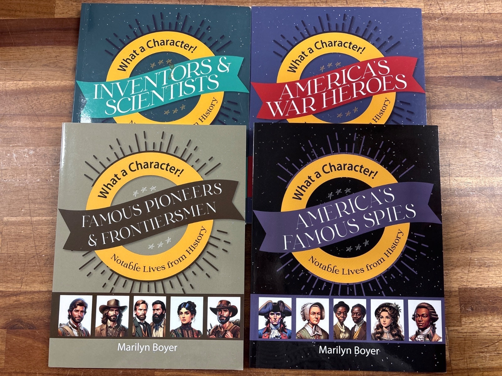 What a Character! Notable Lives History 4-Book Set Boyer