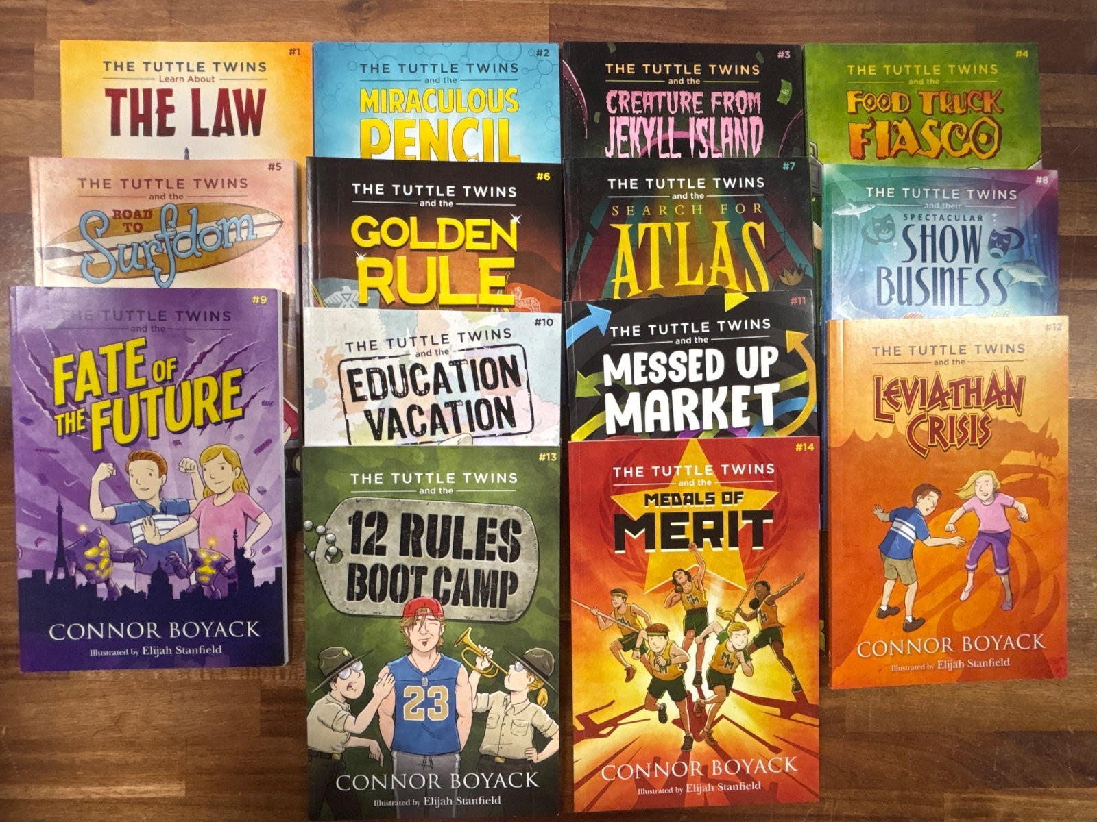 Tuttle Twins Complete Book Set #1-14 Connor Boyack — front cover