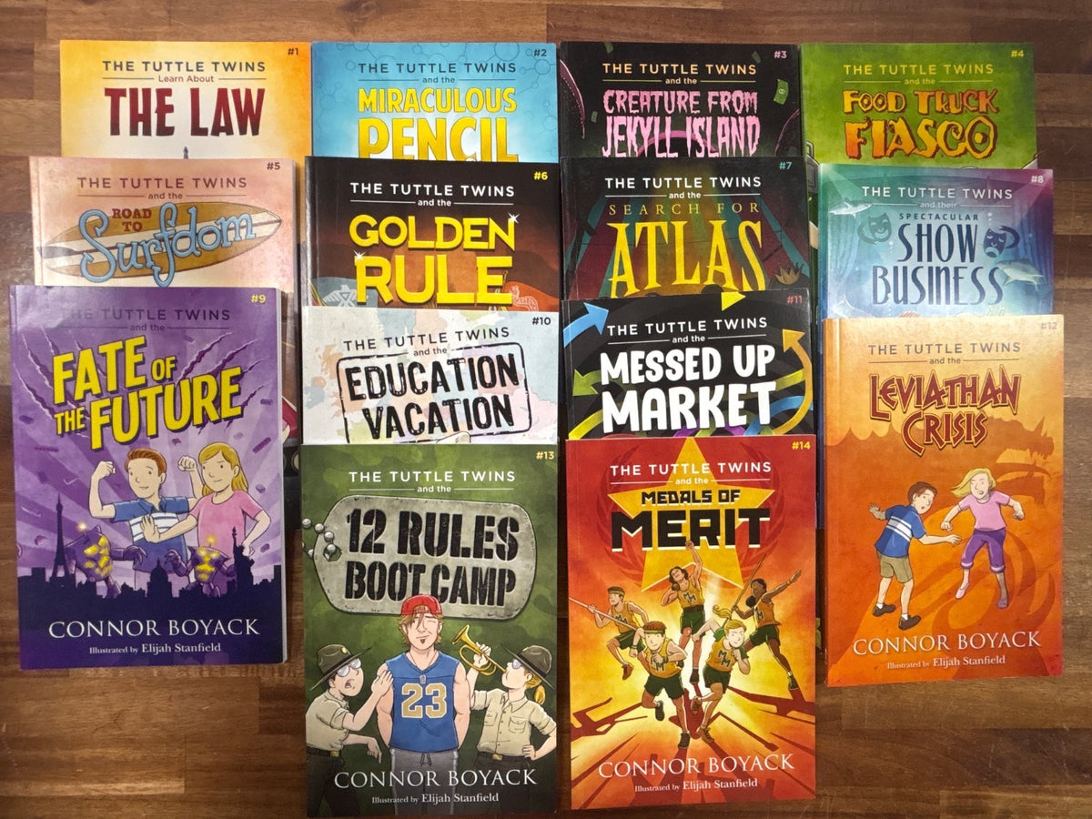 Tuttle Twins Complete Book Set #1-14 Connor Boyack — front cover