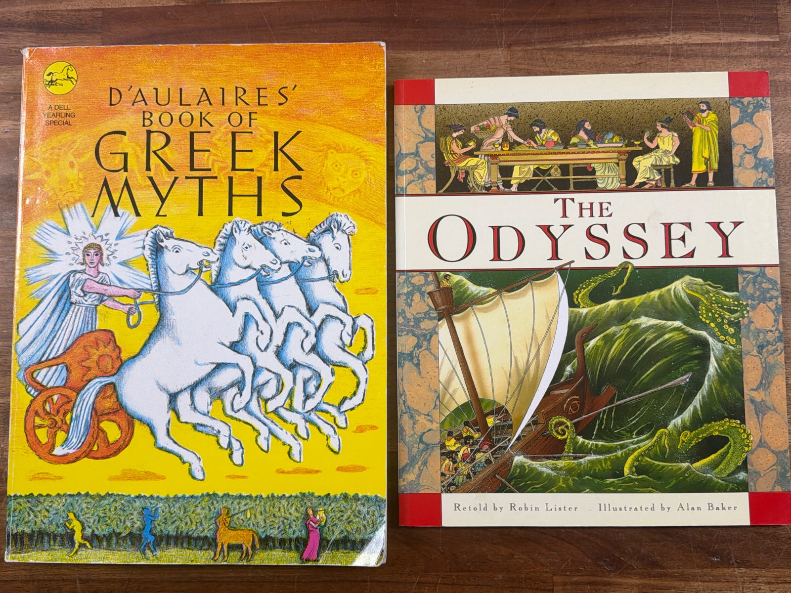 D'Aulaires' Greek Myths & the Odyssey - Homeschool Book Set