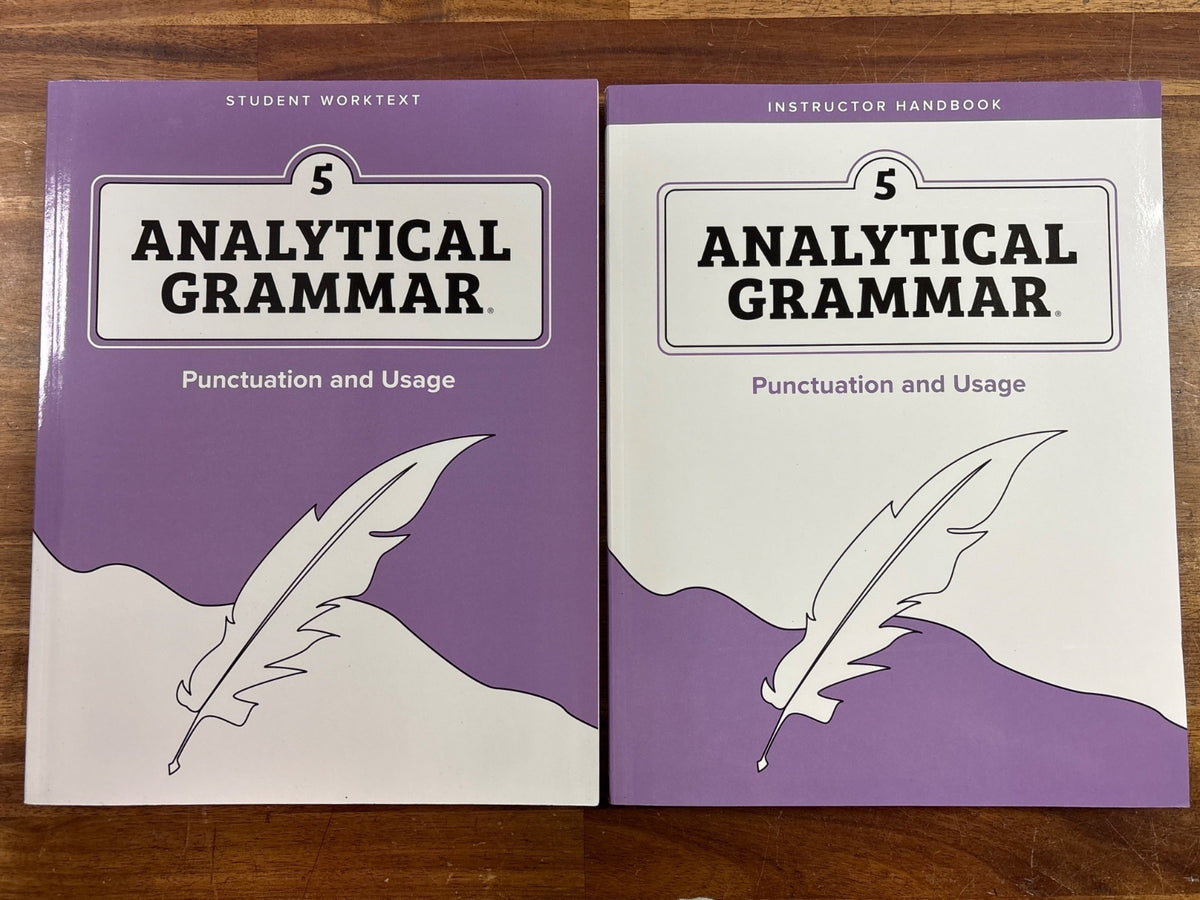 Analytical Grammar 5 Punctuation and Usage Set Demme — front cover