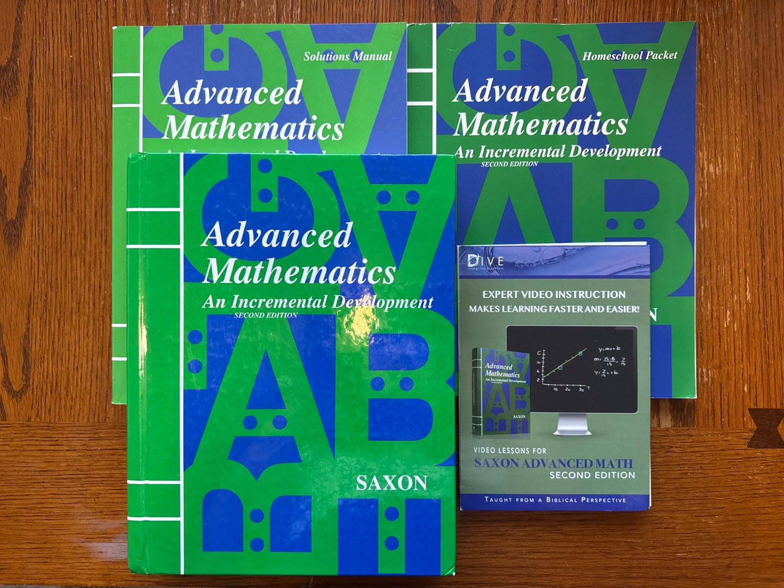 Saxon Advanced Math 2nd Ed Homeschool Kit + Dive CD