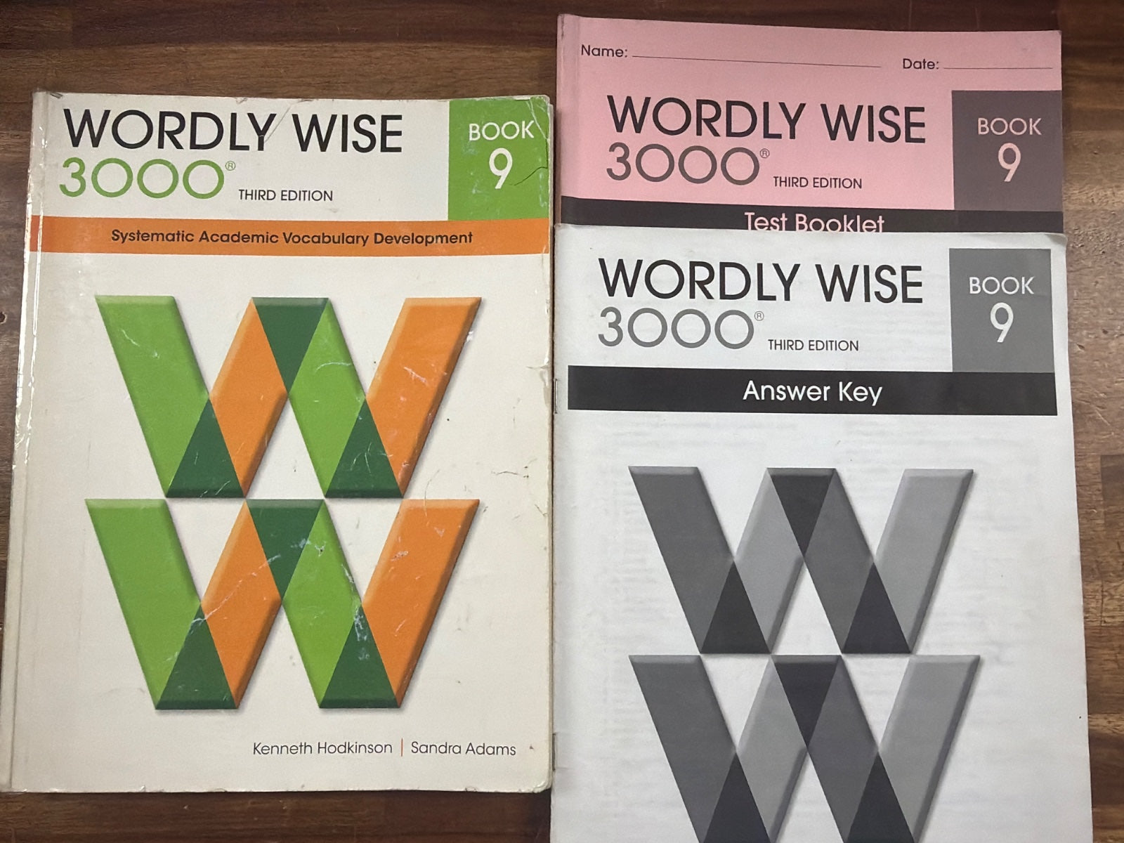 Wordly Wise 3000 Book 9 Set: Student, Test, Answer Key 3rd Ed