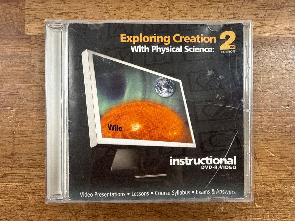 Apologia Exploring Creation Physical Science 2nd Ed DVD-R