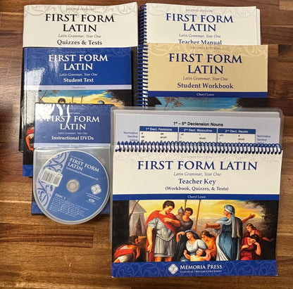 Memoria Press First Form Latin Second Edition Set