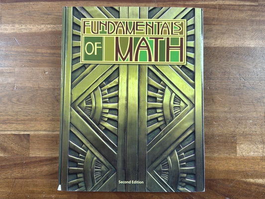 BJU Press Fundamentals of Math 2nd Edition Student Text