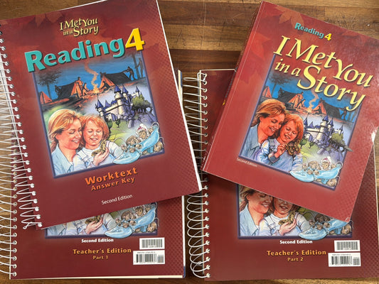 BJU Press Reading 4 I Met You in a Story Set 2nd Ed