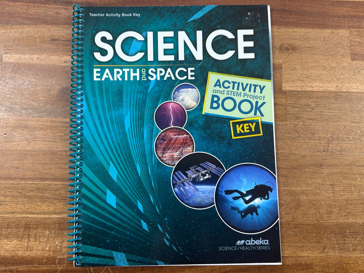 Abeka Science Earth and Space Activity Book Key 2nd Ed