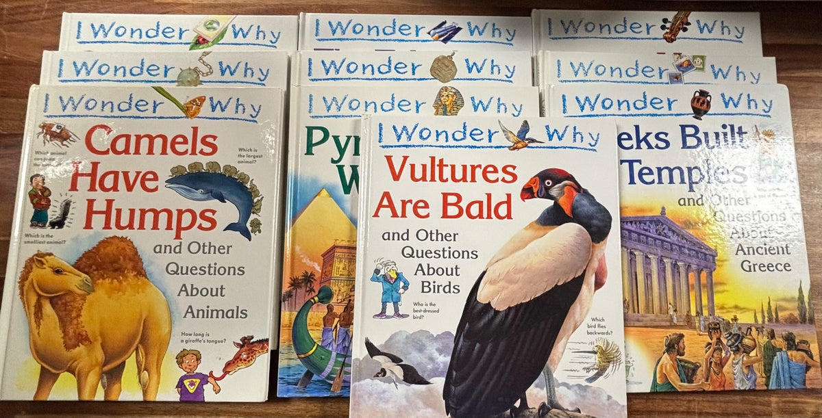 I Wonder Why Book Set of 10 Kids Nonfiction Hardcovers — front cover