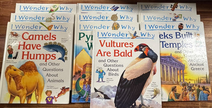 I Wonder Why Book Set of 10 Kids Nonfiction Hardcovers — front cover