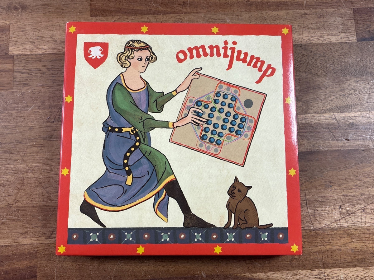 Omnijump Six-in-One Marble Solitaire Game - Curiosity Box — front cover