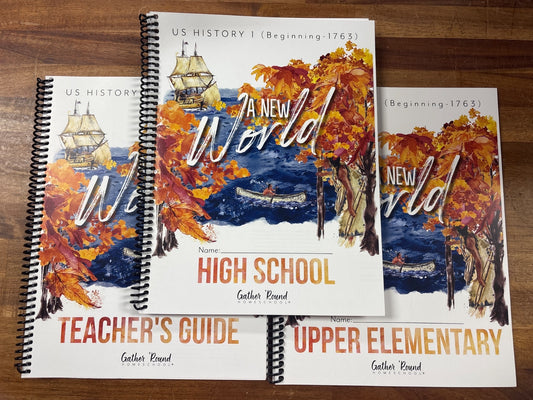 Gather 'Round US History 1 a New World Curriculum Set — front cover