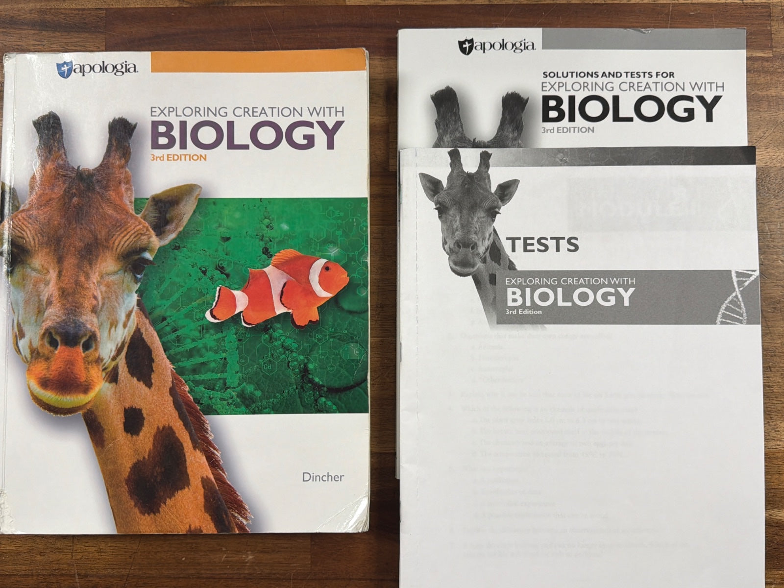 Apologia Exploring Creation with Biology 3rd Edition Set