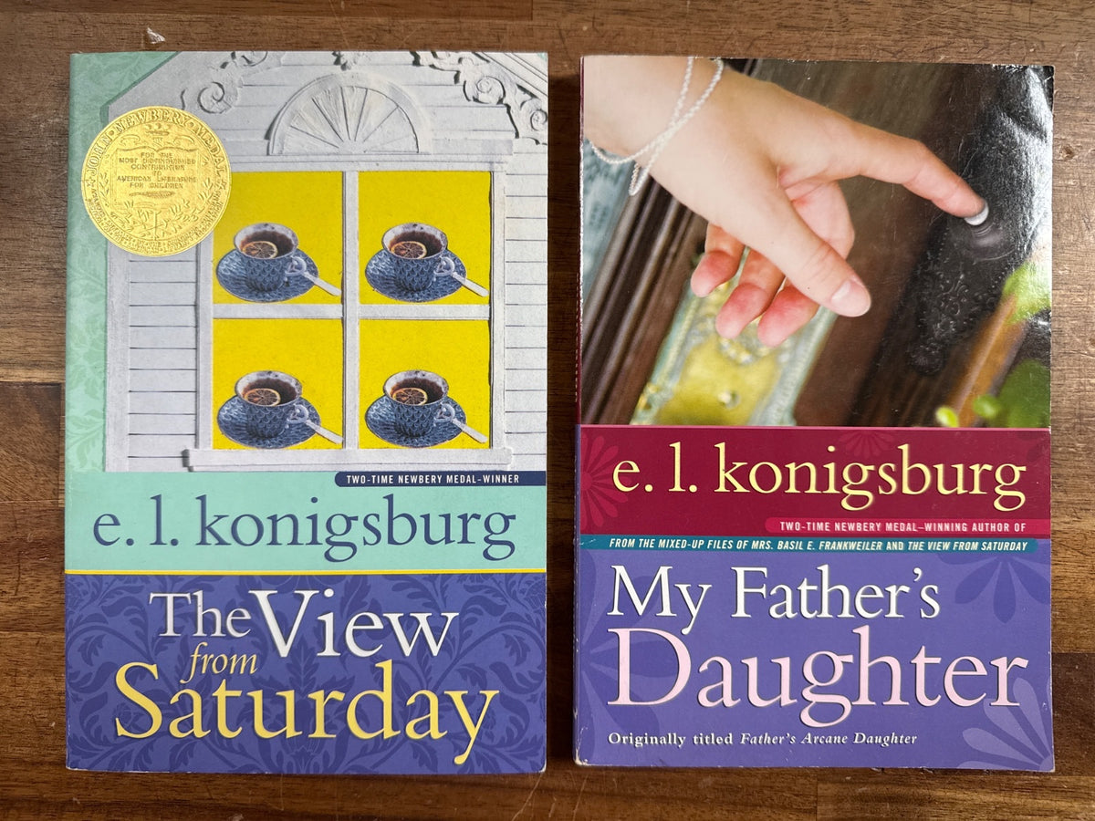 E.L. Konigsburg Books: View From Saturday & Father's Daughter