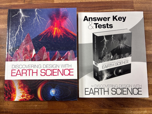 Discovering Design with Earth Science Text & Key/Tests Set — front cover