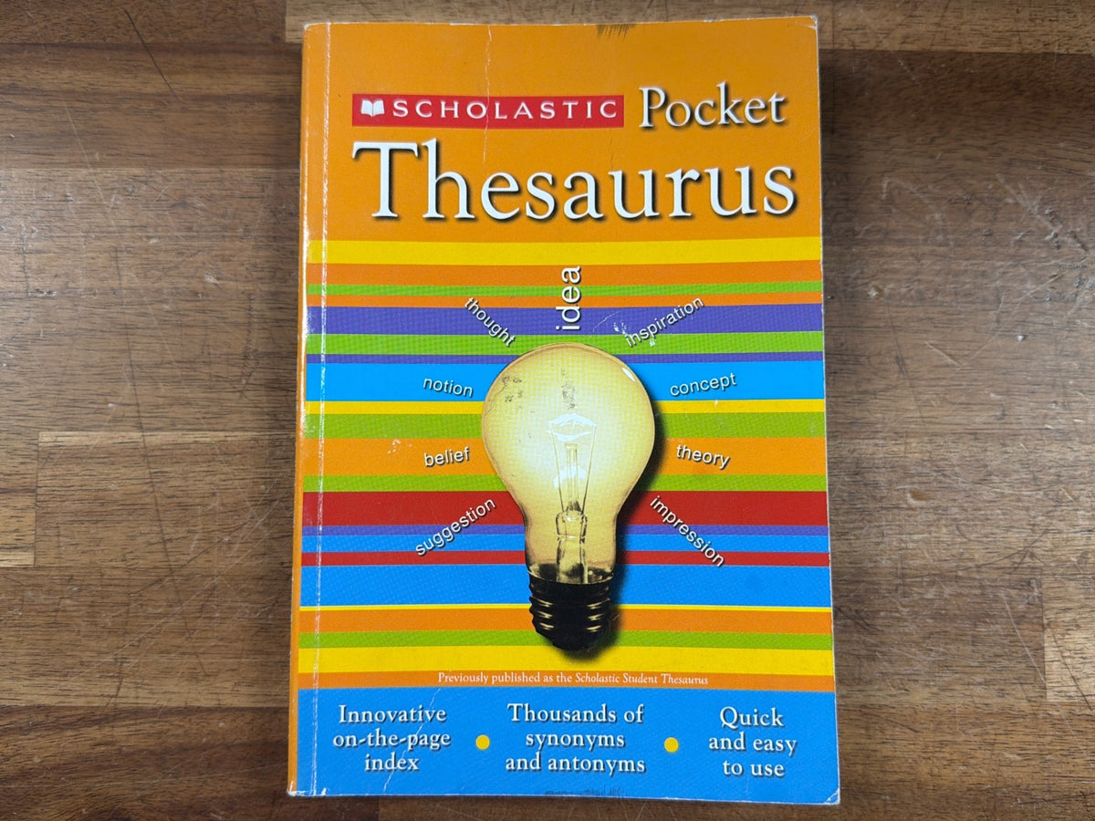 Scholastic Pocket Thesaurus for Students