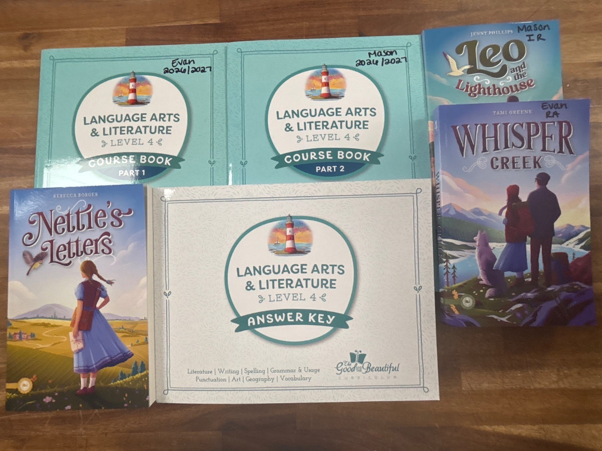 Good and Beautiful Language Arts & Literature Level 4 Set — front cover