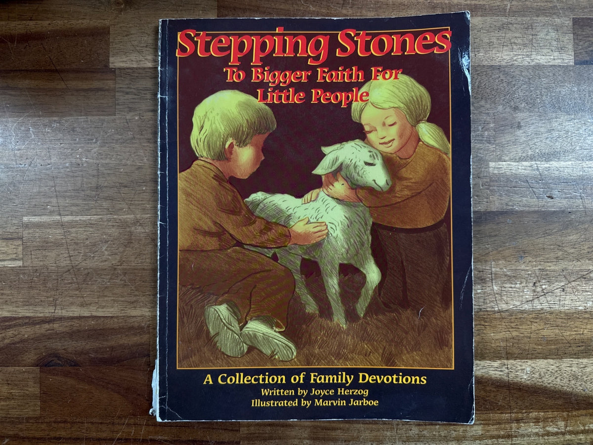 Stepping Stones to Bigger Faith for Little People Devotions — front cover
