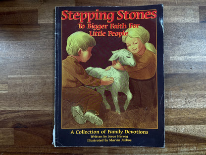 Stepping Stones to Bigger Faith for Little People Devotions — front cover