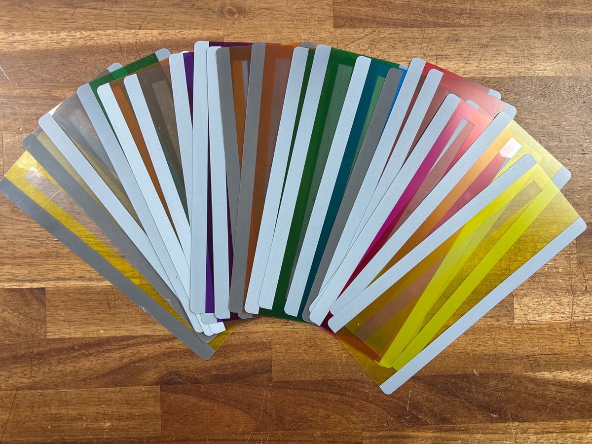 22-Piece Colored Guided Reading Strips Tool Set — front cover