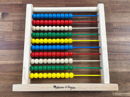 Melissa & Doug Wooden Abacus Counting Toy