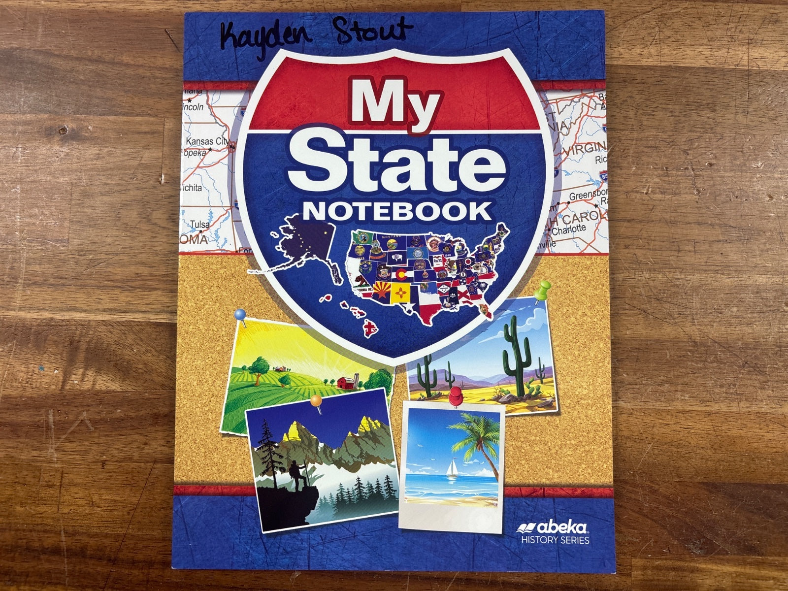 Abeka My State Notebook History Series Student Book