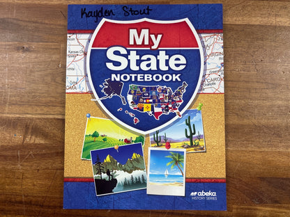 Abeka My State Notebook History Series Student Book