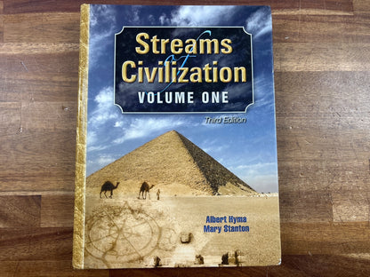 Streams of Civilization Volume One 3rd Edition Hyma — front cover