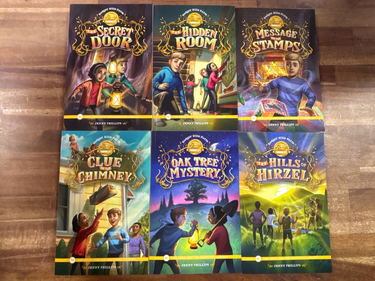 Badger Hills Farm Series Books 1-6 by Jenny Phillips Set — front cover