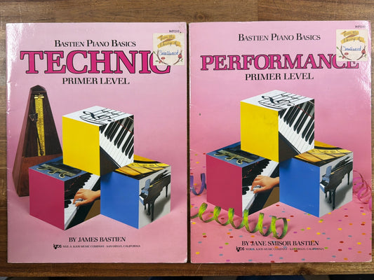 Bastien Piano Basics Technic & Performance Primer Level Set