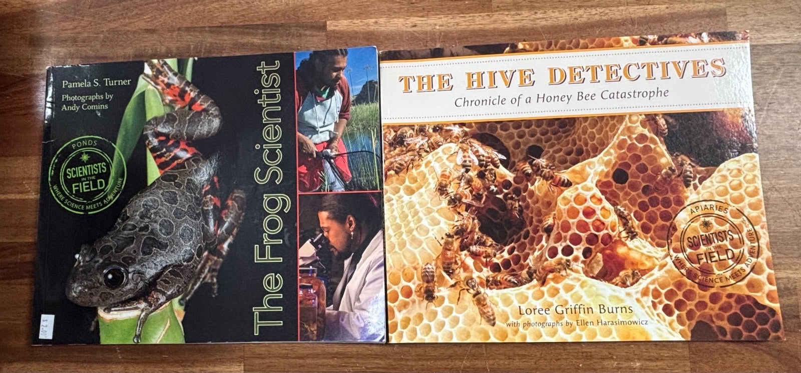 Scientists in the Field Set: Frog Scientist & Hive Detectives — front cover