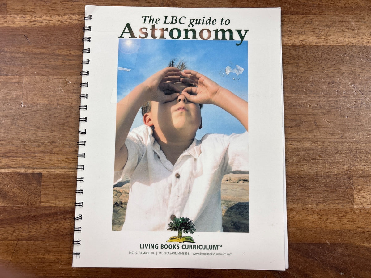 The LBC Guide to Astronomy - Living Books Curriculum — front cover