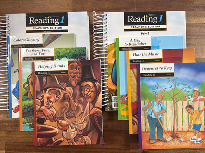 BJU Reading 1 Third Edition Teacher & Student Set